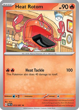 Heat Rotom 013/091 - Rare - Holofoil