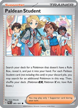 Paldean Student 085/091 - Common