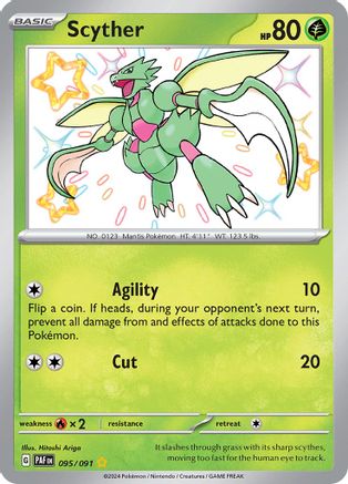 Scyther 095/091 - Shiny Rare - Holofoil