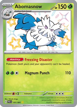 Abomasnow 101/091 - Shiny Rare - Holofoil