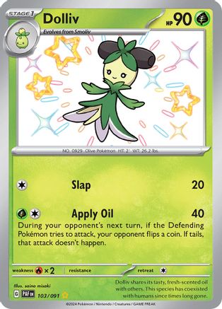 Dolliv 103/091 - Shiny Rare - Holofoil