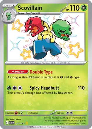 Scovillain 107/091 - Shiny Rare - Holofoil