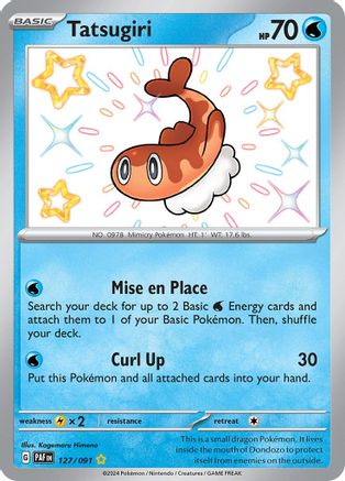 Tatsugiri 127/091 - Shiny Rare - Holofoil