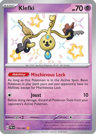 Klefki 159/091 - Shiny Rare - Holofoil