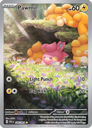 Pawmi 226/091 - Illustration Rare - Holofoil