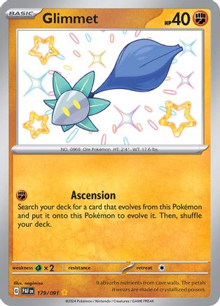 Glimmet 179/091 - Shiny Rare - Holofoil