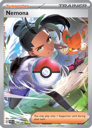 Nemona 238/091 - Special Illustration Rare - Holofoil