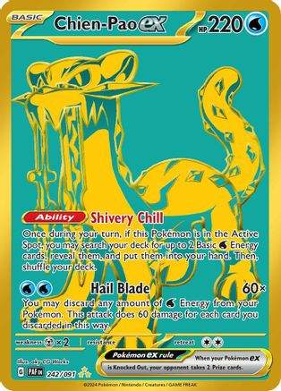 Chien-Pao ex 242/091 - Hyper Rare - Holofoil