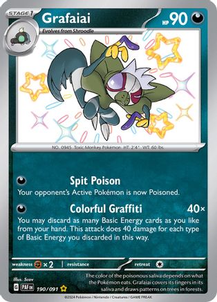 Grafaiai 190/091 - Shiny Rare - Holofoil