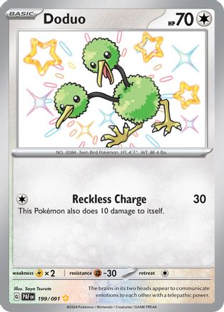 Doduo 199/091 - Shiny Rare - Holofoil