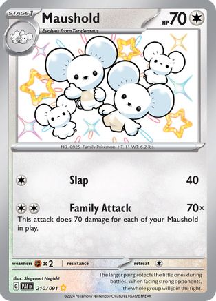 Maushold 210/091 - Shiny Rare - Holofoil