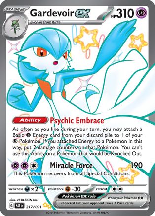 Gardevoir ex 217/091 - Shiny Ultra Rare - Holofoil