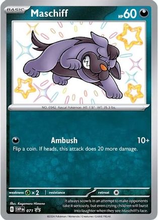 Maschiff 071 - Promo - Holofoil