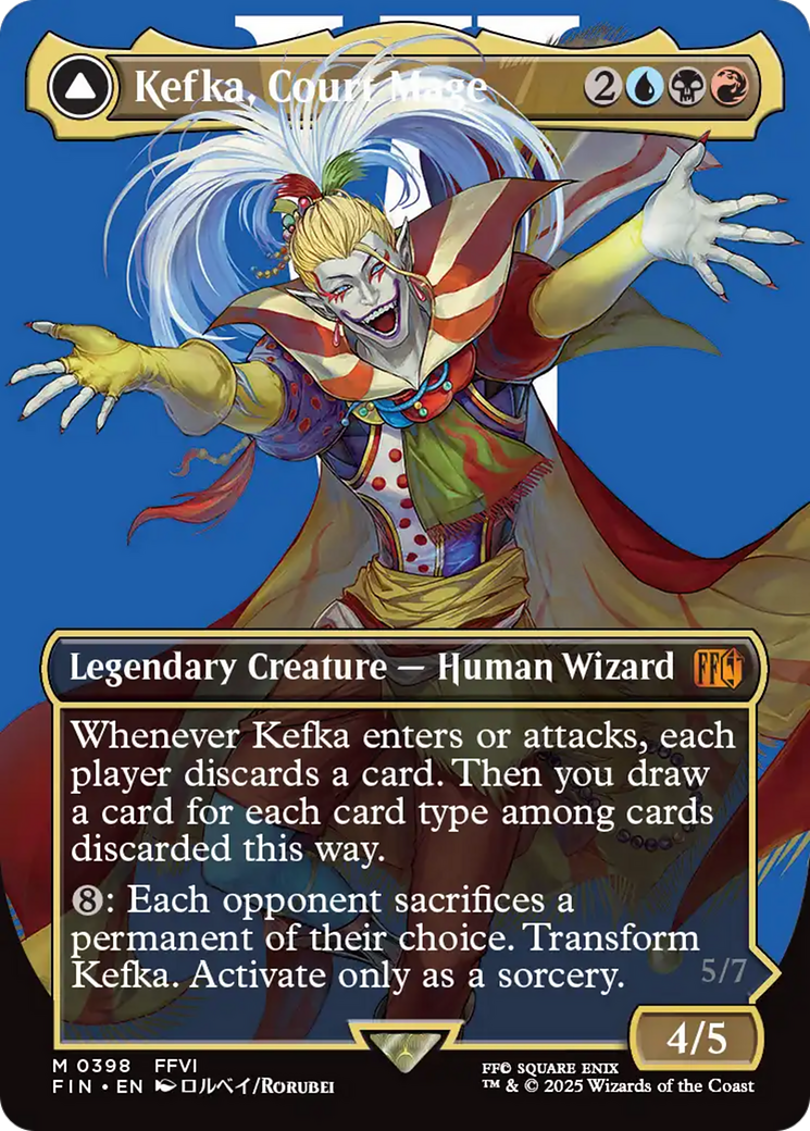 Kefka, Court Mage (Borderless) (0398) (FIN-398) - FINAL FANTASY