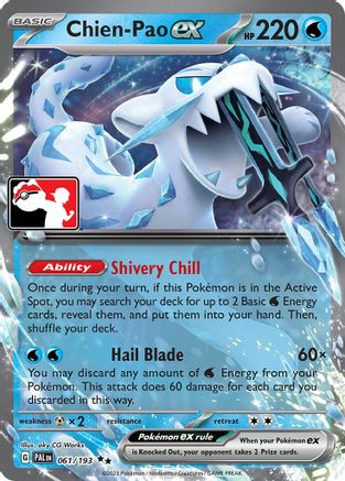 Chien-Pao ex 061/193 - Double Rare - Holofoil