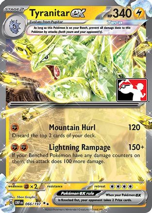 Tyranitar ex 066/197 - Double Rare - Holofoil
