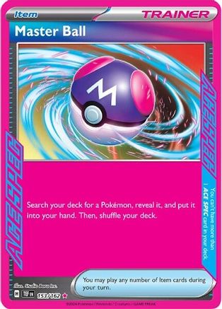 Master Ball 153/162 - ACE SPEC Rare - Holofoil