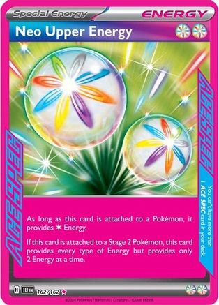 Neo Upper Energy 162/162 - ACE SPEC Rare - Holofoil