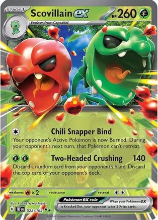 Scovillain ex 022/162 - Double Rare - Holofoil
