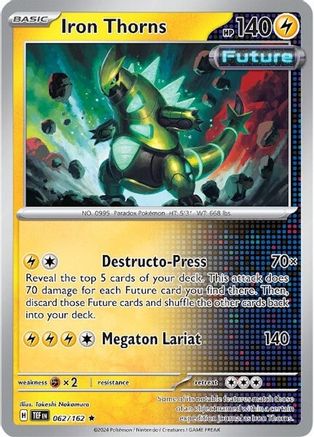 Iron Thorns 062/162 - Rare - Holofoil