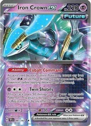 Iron Crown ex 081/162 - Double Rare - Holofoil