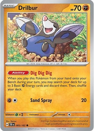 Drilbur 085/162 - Common