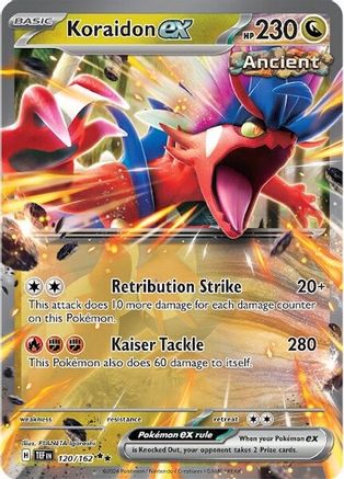 Koraidon ex 120/162 - Double Rare - Holofoil
