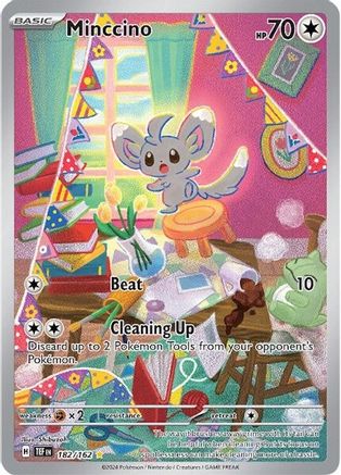 Minccino 182/162 - Illustration Rare - Holofoil