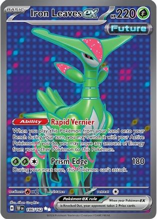 Iron Leaves ex 186/162 - Ultra Rare - Holofoil