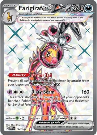 Farigiraf ex 194/162 - Ultra Rare - Holofoil