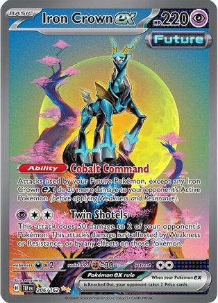 Iron Crown ex 206/162 - Special Illustration Rare - Holofoil