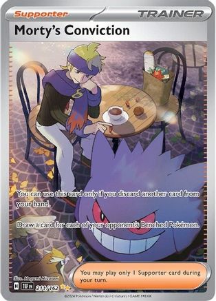 Morty's Conviction 211/162 - Special Illustration Rare - Holofoil