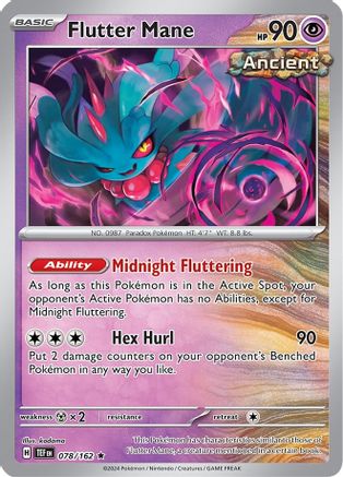 Flutter Mane 078/162 - Rare