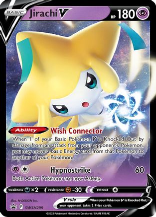 Jirachi V - 299 SWSH299 - Promo - Holofoil