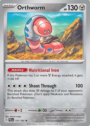 Orthworm 151/193 - Rare