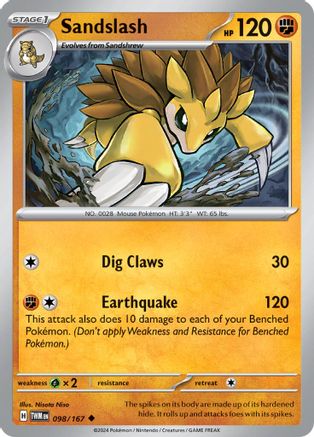 Sandslash 098/167 - Uncommon
