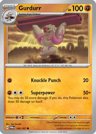 Gurdurr 104/167 - Common - Reverse Holofoil