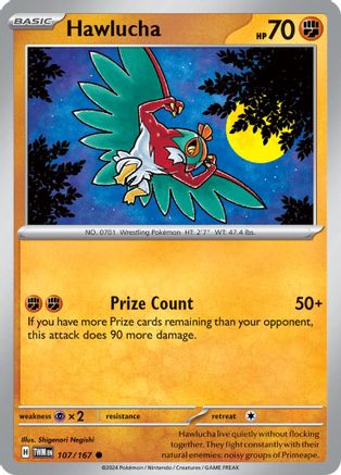 Hawlucha 107/167 - Common - Reverse Holofoil