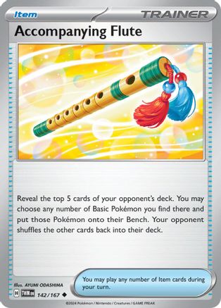 Accompanying Flute 142/167 - Uncommon - Reverse Holofoil