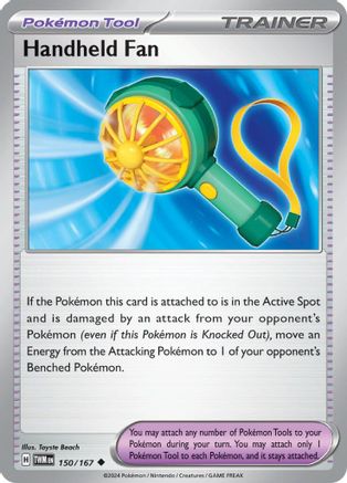 Handheld Fan 150/167 - Uncommon - Reverse Holofoil