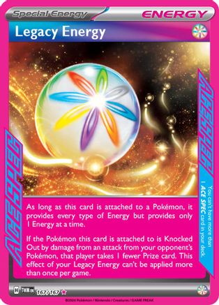 Legacy Energy 167/167 - ACE SPEC Rare - Holofoil