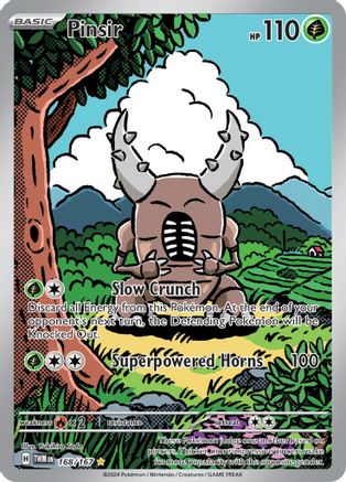 Pinsir 168/167 - Illustration Rare - Holofoil