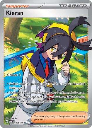 Kieran 206/167 - Ultra Rare - Holofoil