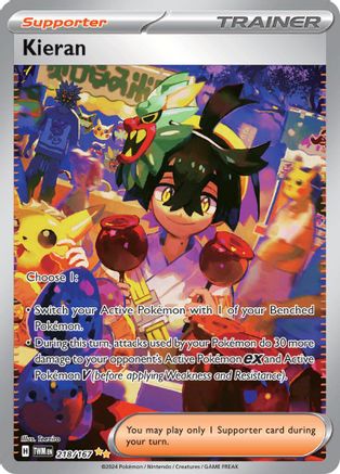 Kieran 218/167 - Special Illustration Rare - Holofoil