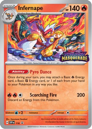 Infernape 116 - Promo - Holofoil