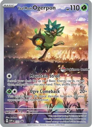 Teal Mask Ogerpon 123 - Promo - Holofoil
