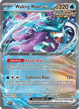 Walking Wake ex 127 - Promo - Holofoil