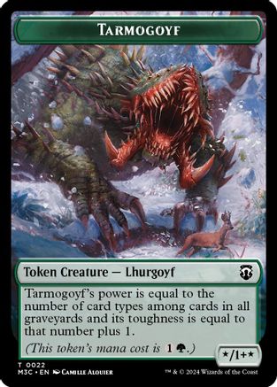 Tarmogoyf // Goblin Double-Sided Token (M3C-22 // 13) - Commander: Modern Horizons 3