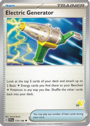 Electric Generator - Pikachu 32 170 - Uncommon