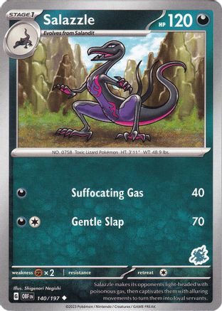 Salazzle - Darkrai Deck 140 - Uncommon